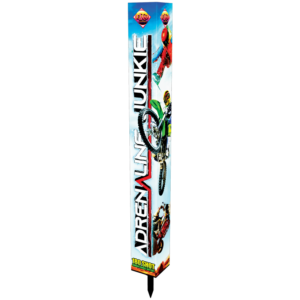 Adrenaline Junkie – 180 Shot Roman Candle Battery