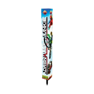 Adrenaline Junkie – 180 Shot Roman Candle Battery